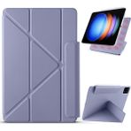 4U Sky Xiaomi Pad 6S Pro 12.4 Kılıf Pc+Pu Deri Origami Manyetik Tablet Kapağı-Lavanta Moru Için (Yurt Dışından)
