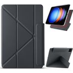 4U Sky Xiaomi Pad 6S Pro 12.4 Kılıf Pc+Pu Deri Origami Manyetik Tablet Kapağı-Siyah (Yurt Dışından)