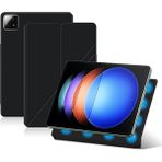 4u Sky Xiaomi Pad 6s Pro 12.4 Origami Standı Pu Deri Flip Tablet Kılıfı (Yurt Dışından) - Siyah