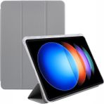 4u Sky Xiaomi Pad 6s Pro 12.4 Üç Katlı Stand Deri Kalem Yuvası Tablet Kılıfı (Yurt Dışından) - Gri