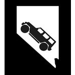 4x4-12,7 cm Çıkartma ile NV Eyaleti {Beyaz}-, Nevada Las Vegas 4x4, Komik Komik Çıkartma, Arazi Çıkartması, Offroad, Trail Crawler Rock Crawler
