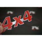 4X4 Arazi Suv Pickup Bagaj Krom Metal 3M 3D Yazı Logo Amblem (548523054)