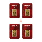 4X5 gr 24 Ayar Külçe Altın