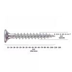 4X60 Mm Sunta Vidası , Ahşap Vidası , Sivri Uçlu Ağaç Vidası (Dın7505) X 50 Adet (Rf152)
