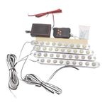 4x9 Ledli Panjur İçi Çakar Lamba Sarı Sarı - Beyaz Beyaz 12v/lapa182-4