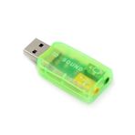5.1 USB Stereo Ses Adaptörü , Harici Ses Kartı, Pc ve Dizüstü Bilgisayar Için 3D USB Ses Adaptörü,