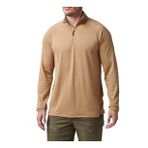 5.11 Stratos 1 4 Coyote Kısa Fermuar Sweatshirt