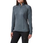 5.11 Stratos 1 4 Zip Turbulence Gri Kadın Sweatshirt