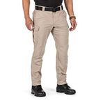 5.11 Tactical Erkek Simge Kargo Pantolonu, Keten Tac Streç, Guessted, Teflon Kaplama, Stil 74521, Siyah, 34X34