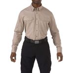 5.11 Tactical Erkek Stryke Uzun Kollu Tişört, Flex-Tac Streç Kumaş, Teflon kaplama, Stil 72399