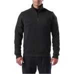 5.11 Taktik Erkek İş Gömlek 1/4 Fermuar 2.0, Pamuk Polyester Çeyrek Fermuar, Stil 72534, Siyah, XXL