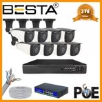 5 1440P 8 Mekan Kamerali Ip Poe Güvenlik Seti