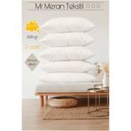 5 Ad. Boncuk Silikon Yastık 800Gr, Beyaz