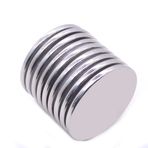 5 Adet 25x2,5 mm Yuvarlak Güçlü Neodyum Mıknatıs Çap 25mm Kalınlık 2,5mm