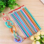 5 Adet 5 Adet Renkli Sihirli Bendy Esnek Yumuşak Kalem Silgi ile Öğrenci Kalem Kawaii Okul Kırtasiye Yazma Malzemeleri Montessori Oyuncak (Yurt Dışından) - Wooden Lead Pencils
