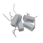 5 Adet 50R 50 R 50Ohm 5W Taş Direnç Beyaz 10X10x22mm