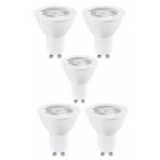 5 ADET 7 Watt AMBER Işık 1. Sınıf Ultra Kalite Gu10 Duy Led Ampul