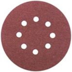 5 Adet 8 Delikli Cırt Zımpara Kağıdı El Zımparaları Seti 125 mm Avuç Içi Spiral Taşlama (150 Kum)
