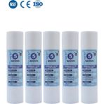 5 Adet Açık Kasa 10 Inç 5 Mikron Sediment Spun Filtre
