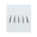 5 Adet Ayyıldız Desenli Metal Tesbih Imamesi