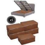 5 Adet Bazaaltı Hurç 60x40x22 - Büyük Boy Baza Hurcu Taba