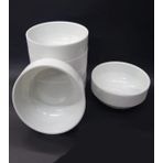 5 Adet Beyaz Melamin Çorba Kasesi 12x5cm Derin Tas Hesaplı Yoğurt Hoşaf Sütlaç Aşure Kabı Kaliteli