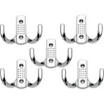 5 Adet Cift Kancali Modern Askilik - Portmanto Askisi - Duvar Askisi - Metal Aski - Kapi Askisi - Vestiyer Askisi (Model Adi : Noktali)