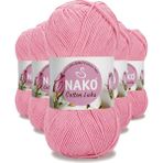 5 Adet Cotton Lüks Yelek Tunik Kazak Bluz Hırka Ipi Yünü Pembe 97549