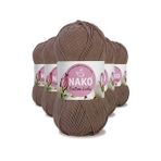 5 Adet Cotton Lüks Yelek Tunik Kazak Bluz Hırka Ipi Yünü Toprak 97583