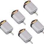 5 Adet Dc Motor, Deney Motoru, 3V, 6V Motor Yuksek Devir Dinamo Motor