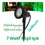 5 Adet Elektrikle Çalışır, 7 Watt YEŞİL IŞIK Kazıklı Bahçe Armatürü, Çim, Çiçek, Ağaç Aydınlatması