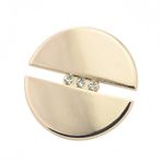 5 ADET Elmas Metal Düğme Yuvarlak Düğmeler Takım Elbise Kaban DIY Dikiş El Sanatları Dekorasyon Toka (Açık Altın, 30mm)