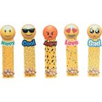 5 Adet Emoji Kitap Ayracı (15 Cm) - Sarı
