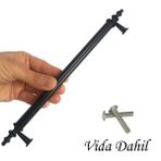 5 Adet Erciyes Kulp Siyah 192 Mm Kulp Mobilya Mutfak Dolabı Çekmece Dolap Kapak Kulpu Kulbu Metal Kulpları