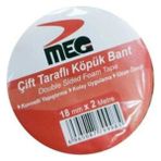 5 Adet Evvon Çift Taraflı Köpük Bandı 18 MMX2MT