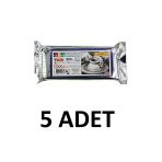 5 Adet Hava ile Kuruyan Seramik Kil Hamuru 500 gr Beyaz
