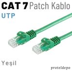 5 Adet Irenıs Cat7 Kablo Ethernet Network İnternet Lan Kablosu 2 Metre-yeşil