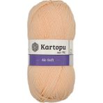 5 Adet Kartopu Aksoft Örgü Ipi K356 Koyu Ten