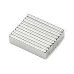 5 Adet - Köşeli Neodyum Mıknatıs, 20x6x3 Mm, Süper Güçlü Magnet, N35 Kalite