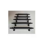5 Adet Kumru 160 Mm Mat Siyah Çekmece Dolap Mobilya Kulpu Metal Ürün Fırın Boya