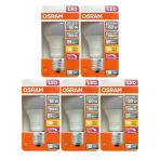 (5 Adet) Ledvance 8,8W Sarı Işık (2700K) E27 Duylu (Kalın Duy) Dim Edilebilir Led Ampul