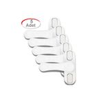 5 Adet METAL Beyaz Pencere Emniyet Kilidi Çocuk Hırsız Kilidi Çekmeli Pvc Kilit