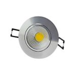 5 Adet Ookay 5 Watt Krom Kasa Beyaz Işık / Günışığı Cob LED Spot