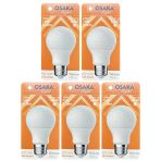 (5 Adet) Osaka 10W (75W) Beyaz Işık (6500K) E27 Duylu (Kalın Duy) Led Ampul