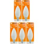 (5 adet) Osaka 6W (50W) Günışığı (4000K) E14 Duylu (Ince Duy) LED Mum Ampul - Gün Işığı