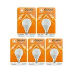 (5 Adet) Osaka 7W (50W) Sarı Işık E14 Duylu (İnce Duy) Led Mini Ampul
