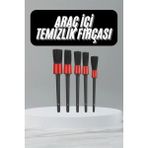 5 Adet Oto Detaylı Temizleyici Araç Içi Temizlik Fırça Seti Koltuk Döşeme Kapı Toz Alma Fırçası ( Lisinya )