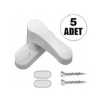 5 Adet Pvc Pencere Kapı Pimapen Kilidi Çekmeli Emniyet Kilidi Set
