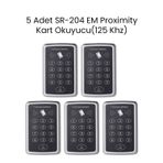 5 Adet SARKEY SR-204 EM Stand-Alone Proxmty Kart Okuyucu (125 Khz)