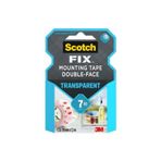 5 Adet Scotch Şeffaf Montaj Bandı 19MM x 1,5m